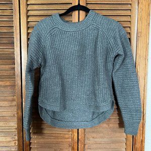 Wilfred merino wool gray sweater